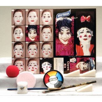 Graftobian Make-Up Company Clown Theatrical Make-Up Kit by Graftobian