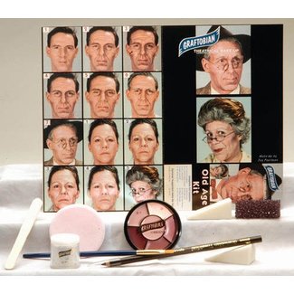 Graftobian Make-Up Company Old Age Theatrical Make-Up Kit (C3)