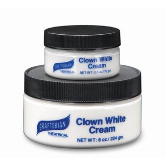 Graftobian Make-Up Company Clown White Cream 8 oz.