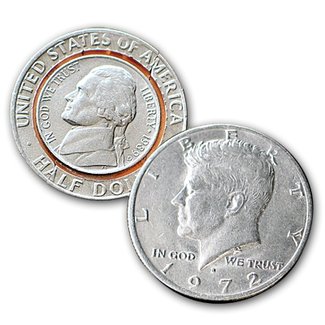 Nickel to Half Dollar, Folding Turnover Coins by Sasco(M10)