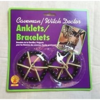 Rubies Costume Company Caveman / Witch Doctor - Anklets / Bracelets (C12)