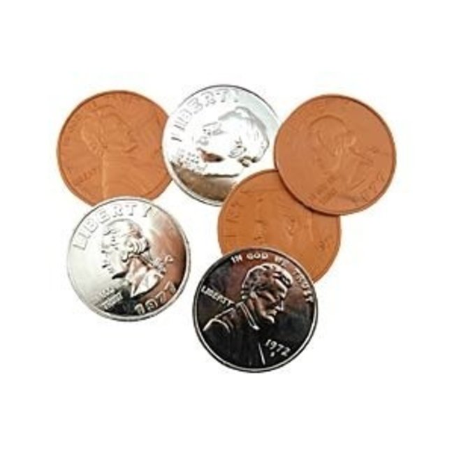 Jumbo Coin Plastic Assorted (M10)