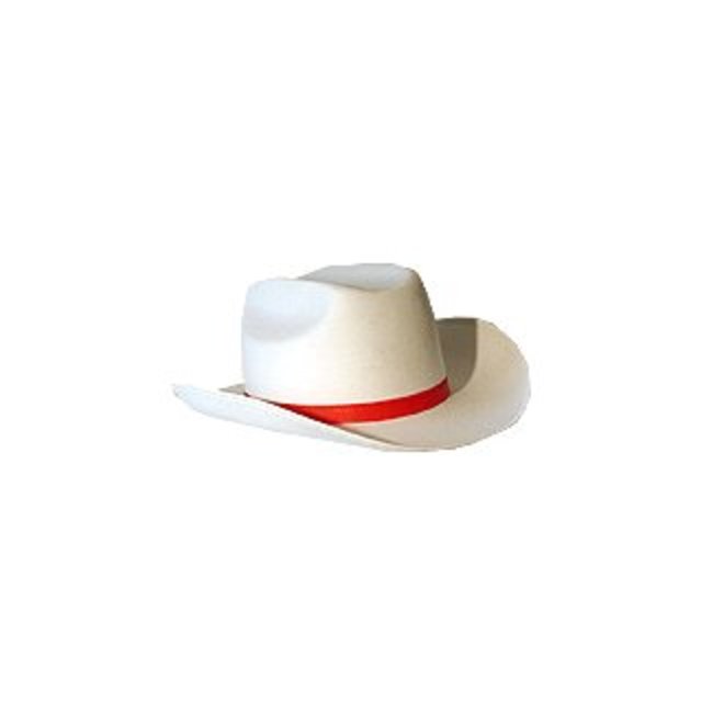 Cowboy Hat, White - Medium by Jacobson Hats