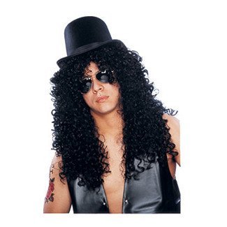 Costume Culture by Franco American Deluxe Curly Rocker Wig