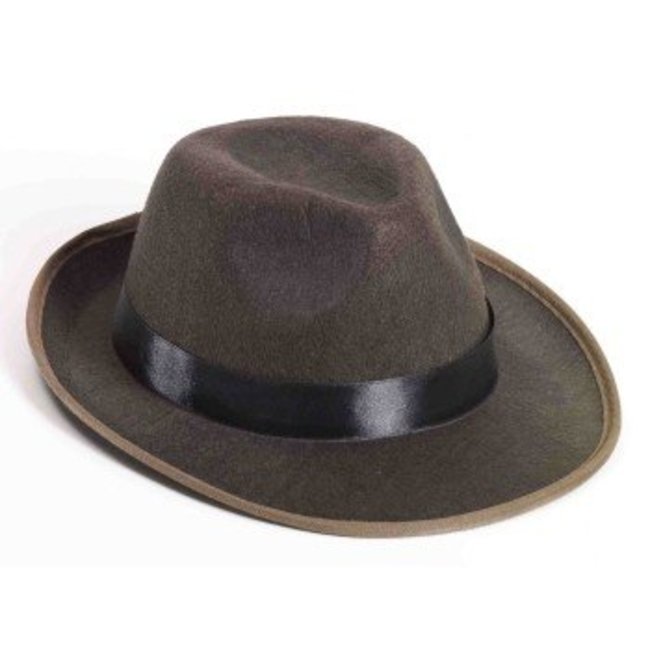 Forum Novelties Hat - Fedora, Brown