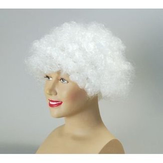 Morris Costumes and Lacey Fashions Afro Bargain White Wig