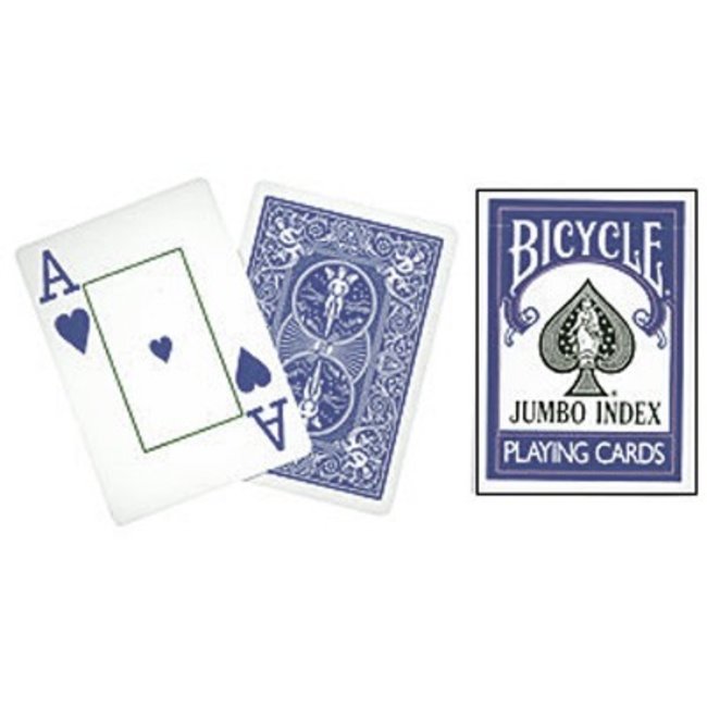 United States Playing Card Company Card Bicycle, Jumbo - Blue