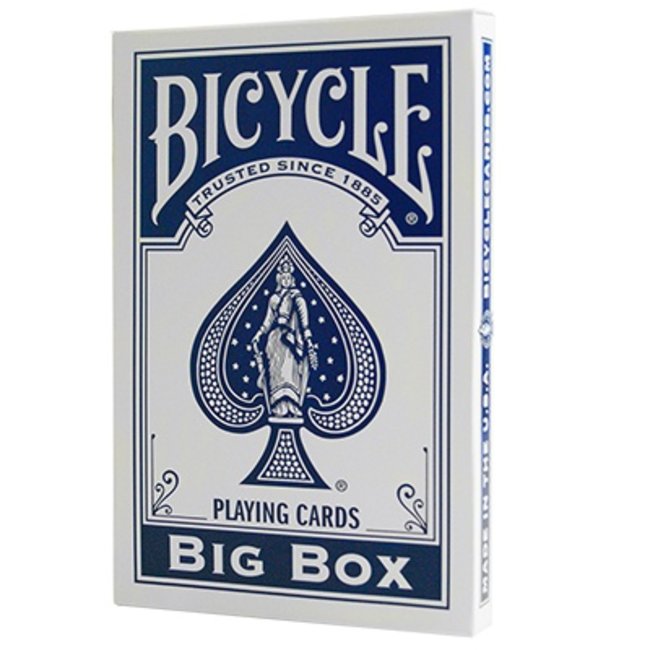 United States Playing Card Compnay Big Box Bicycle Cards, Blue (Jumbo Cards)
