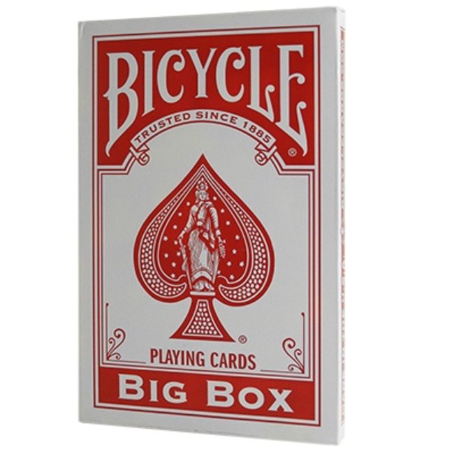 United States Playing Card Compnay Big Box Bicycle Cards, Red (Jumbo Cards)