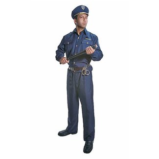 Dress Up America Police Man Adult Large