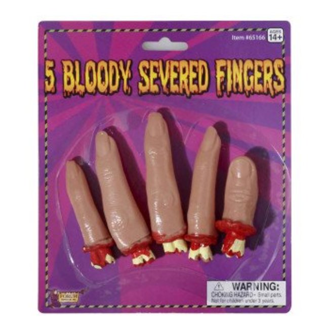 Forum Novelties 5 Bloody Severed Fingers (/510)