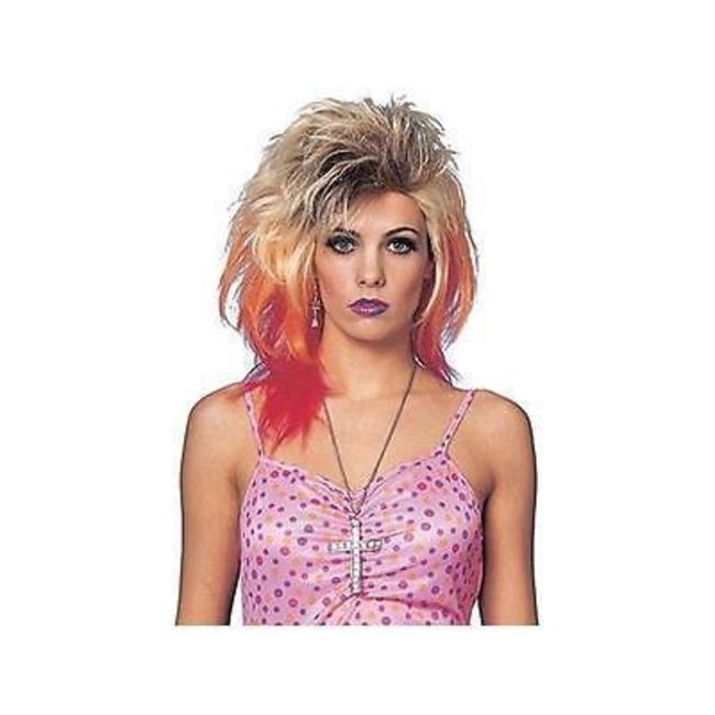 Costume Culture by Franco American 80's Glam Wig - Multi