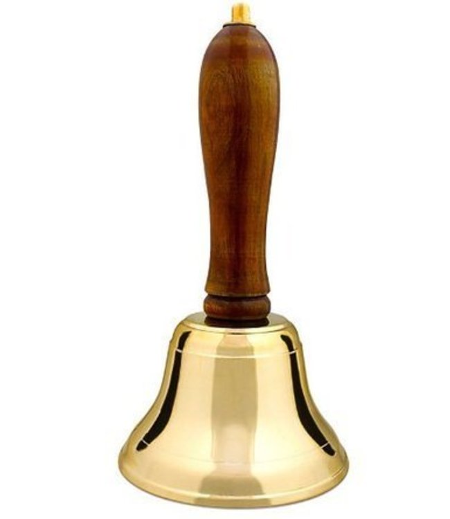 Diollo Polished Brass Hand Bell 3.5 Inch