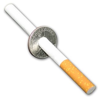 Cigarette Thru Quarter by Johnson Products (M10)