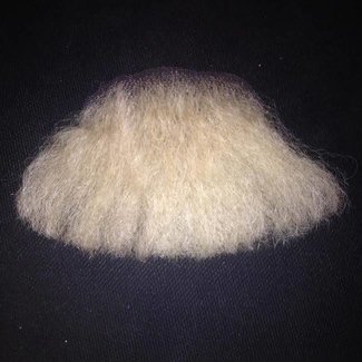 Morris Costumes and Lacey Fashions 3 Point Beard Blonde 22 - Human Hair