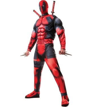 Rubies Costume Company Deadpool Deluxe - Adult XL 44-46