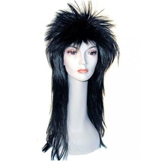 Morris Costumes and Lacey Fashions Elvira Black Wig