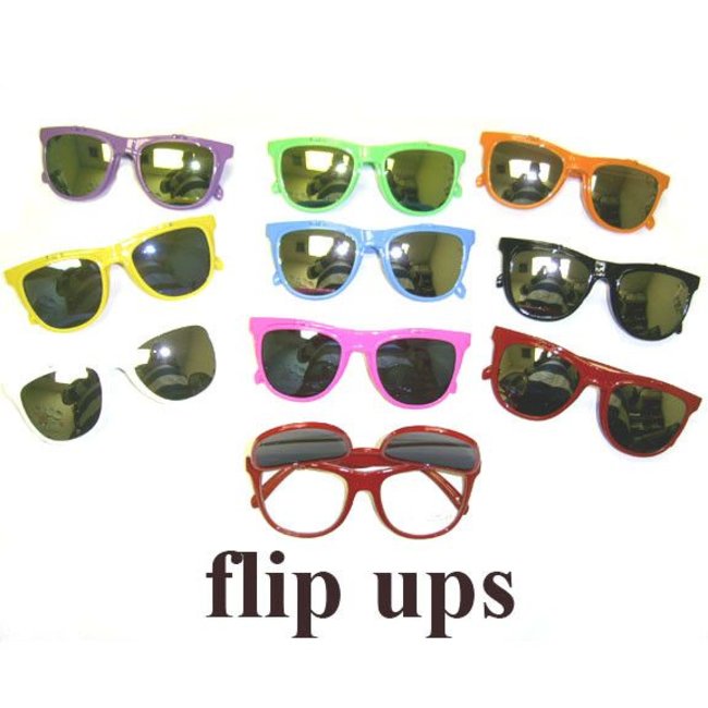 Sunglasses Flip Up Green