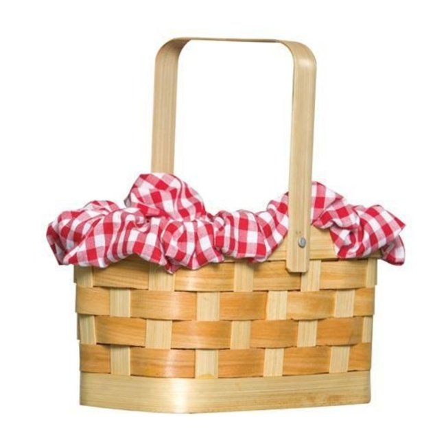 Rasta Imposta Gingham Basket Handbag
