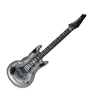 Forum Novelties Inflatable Guitar- Silver or Gold (C4)