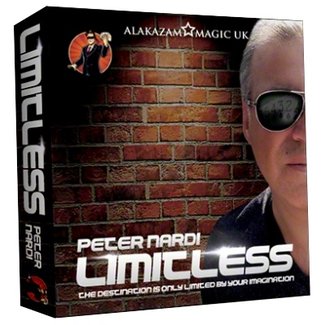 Limitless (7 of Hearts) DVD and Gimmicks by Peter Nardi and Alakazam Magic UK