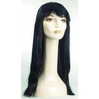 Morris Costumes and Lacey Fashions Long Pageboy, Black Wig