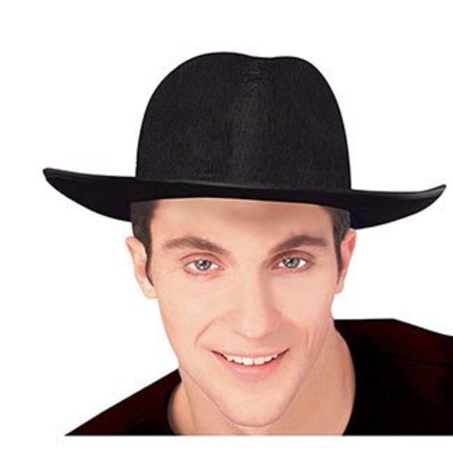 Forum Novelties Hat Man's Night Out Fedora - Black