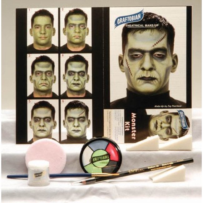 Graftobian Make-Up Company Monster Theatrical Make-Up Kit (C3)