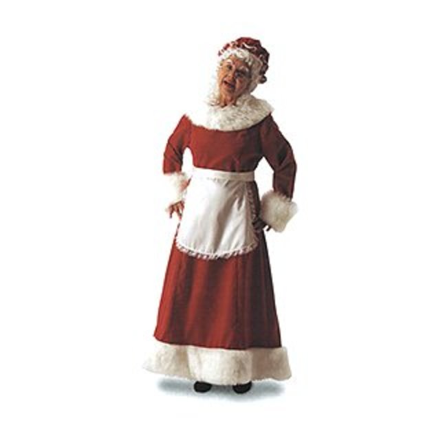 Halco Dlx Mrs. Claus - Adult Small 8-10