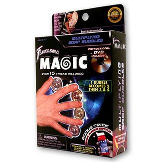 Multiplying Soap Bubbles w/DVD by Magick Balay from Fantasma Toys (M9)
