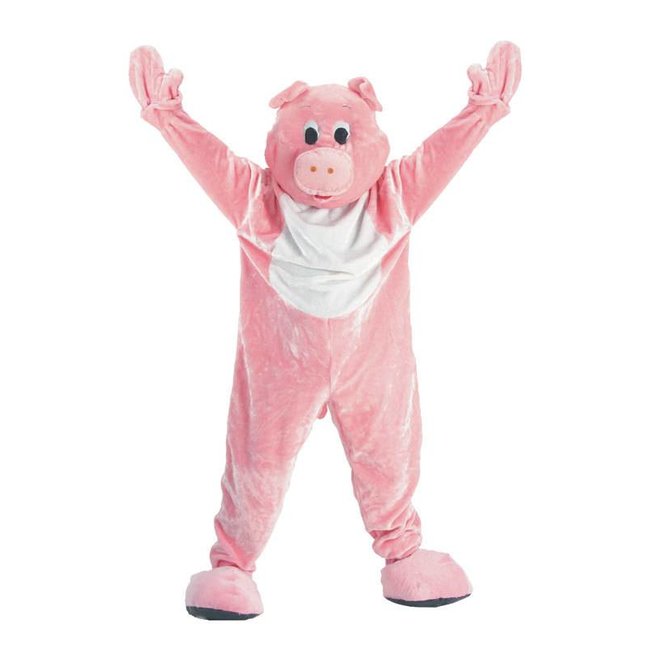 Dress Up America Mascot Pig - Adult