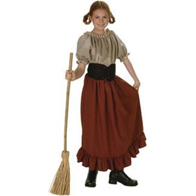 RG Costumes And Accessories Peasant Girl Child Large 12-14 Renaissance Peasant
