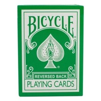 Reversed Back Bicycle Deck - Green, 2nd Generation by Magic Makers