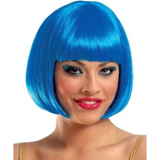 Costume Culture by Franco American Sassy Bright Blue - Wig