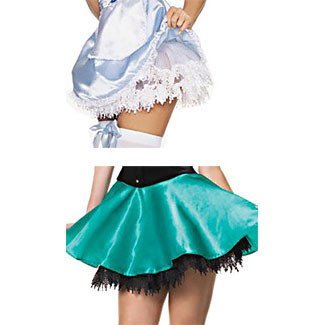 Leg Avenue Teardrop Lace Petticoat - Leg Avenue White