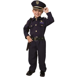 Dress Up America Tot/Child Police Officer Large 12-14