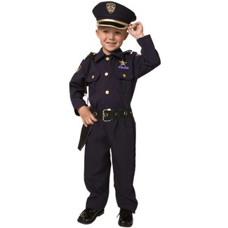 Dress Up America Tot/Child Police Officer Medium 8-10