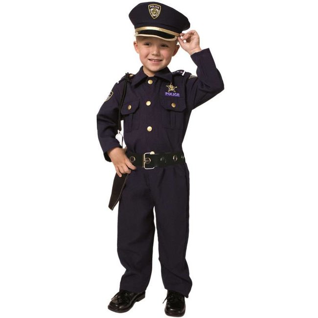 Dress Up America Tot/Child Police Officer Medium 8-10