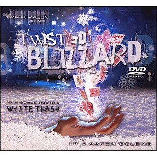 Twisted Blizzard by J. Aaron Delong  - Deck and DVD and JB Magic