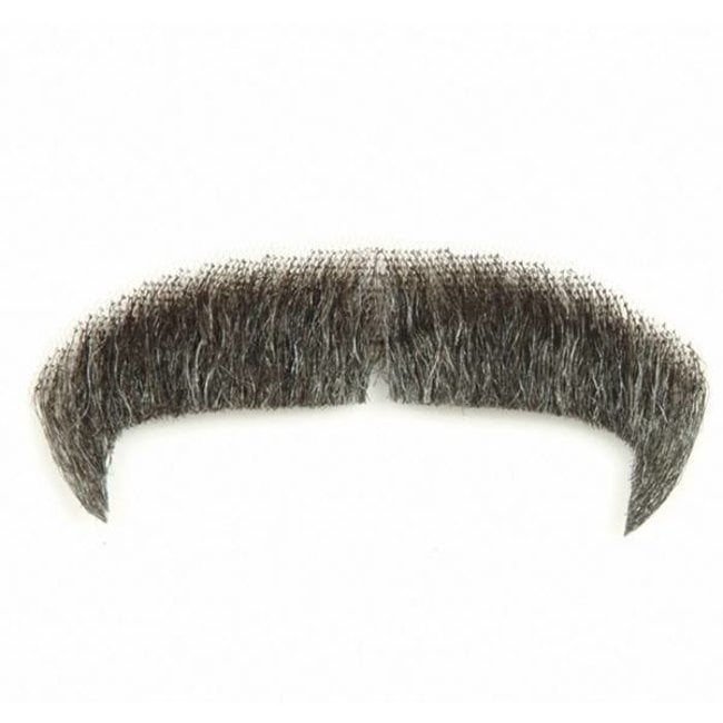 Morris Costumes and Lacey Fashions Moustache M1- Villain, Blonde Human Hair