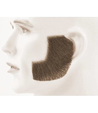 Morris Costumes and Lacey Fashions Sideburns - Synthetic, Brown