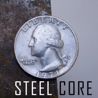 Coin Steel Core, Quarter from Chazpro Magic
