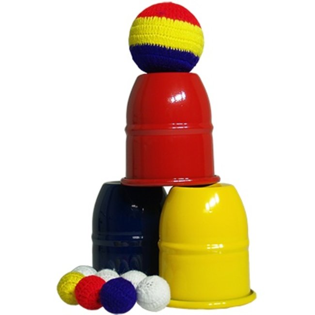 Technicolor Cups And Balls With/Color Changing Ball by Nik Hills Magics