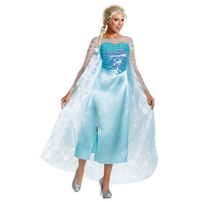 Disguise Elsa Deluxe Adult - Large 12-14