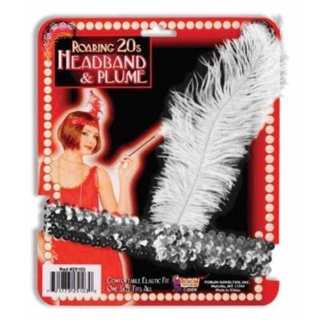 Forum Novelties Roaring 20s Headband Silver