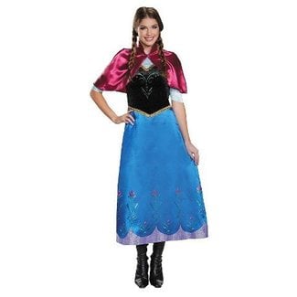 Disguise Anna Travelling Gown - Adult Large 12-14