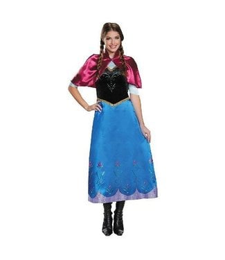 Disguise Anna Travelling Gown - Adult Large 12-14