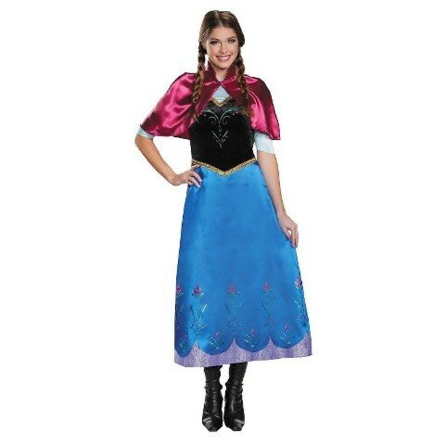 Disguise Anna Travelling Gown - Adult Med 8-10