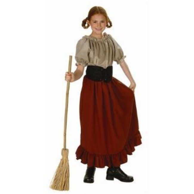 RG Costumes And Accessories Peasant Girl Child Medium 8-10 Renaissance Peasant