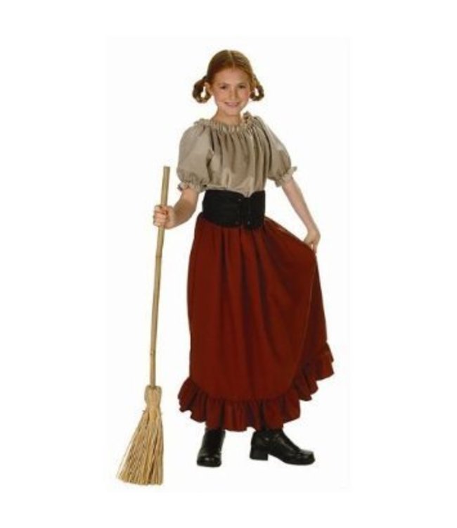 RG Costumes And Accessories Peasant Girl Child Medium 8-10 Renaissance Peasant